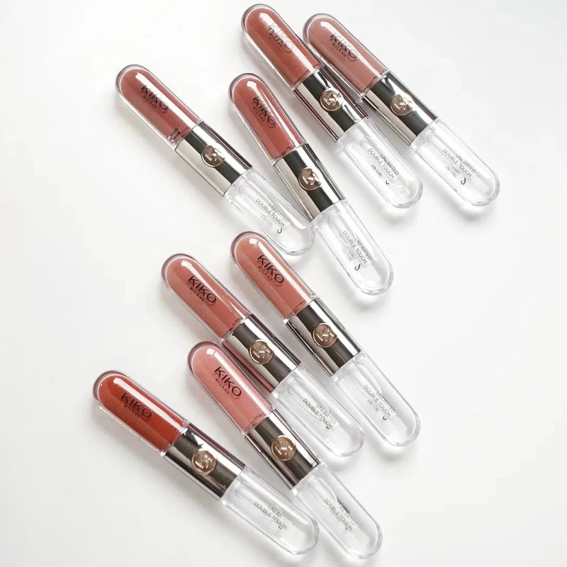 Kiko Double Headed Lipstick Transparent Mirror Lip Gloss