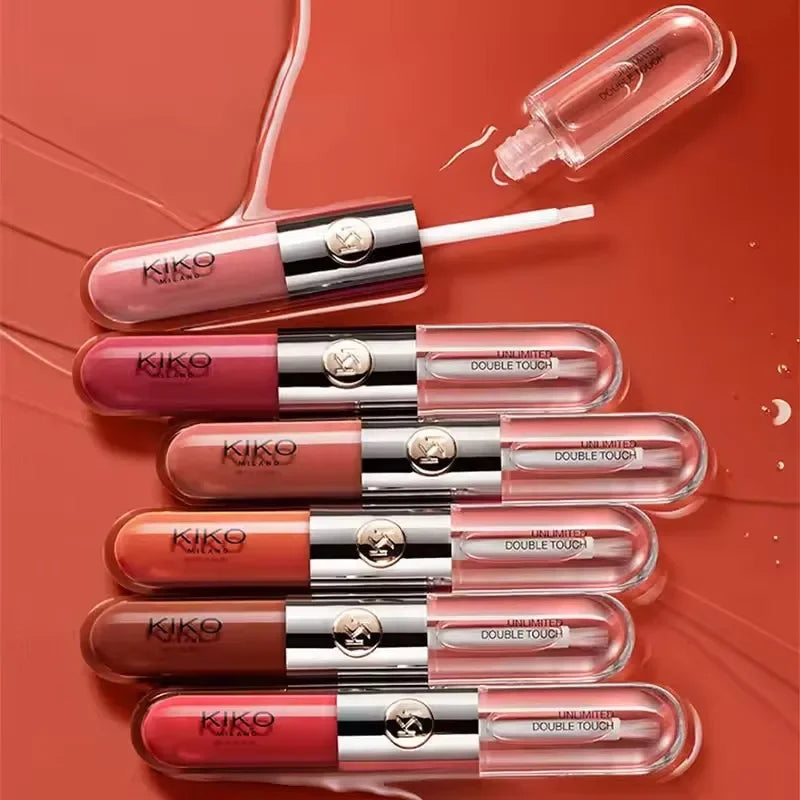 Kiko Double Headed Lipstick Transparent Mirror Lip Gloss