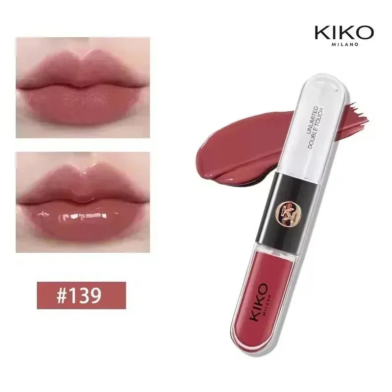 Kiko Double Headed Lipstick Transparent Mirror Lip Gloss