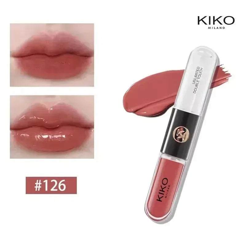 Kiko Double Headed Lipstick Transparent Mirror Lip Gloss